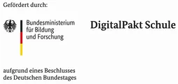 Digitalpakt Schule. Gefördert durch Bundesministerium für Bildung und Forschung